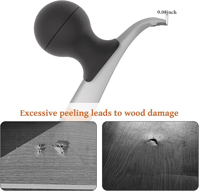 ?똏remium 2.5" Carbide Scraper Tool ??Heavy Duty Paint, Glue, Varnish, Resin, Putty Remover for Wood, Metal, Tile, Concrete & More ??Ergonomic Non-Slip Handle, Sharp Durable Blade