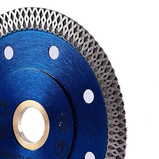 GoYonder 4 Inch Super Thin Diamond Saw Blade for Cutting Porcelain Tiles,Granite Marble Ceramics (4"-Blue 2PCS)