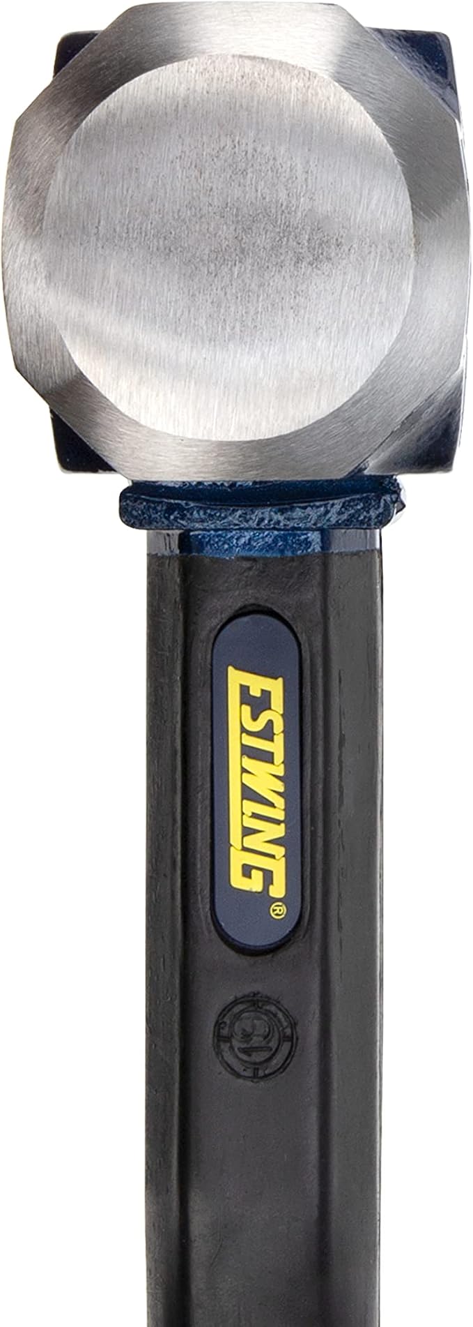 Estwing 6-Pound Hard Face Sledge Hammer - 24-Inch Indestructible Handle, Locked Steel Head, Vulcanized Rubber Grip for Demolition & Stake Driving