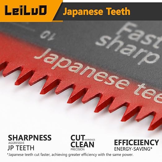 LEILUO 70mm Japanese Teeth Oscillating Saw Blade 15Pcs Extra-Long Multitool Blades Set CRV Material Fast & Clean Wood Cutting Oscillating Tool Accessories Compatible with DeWalt, Makita and More