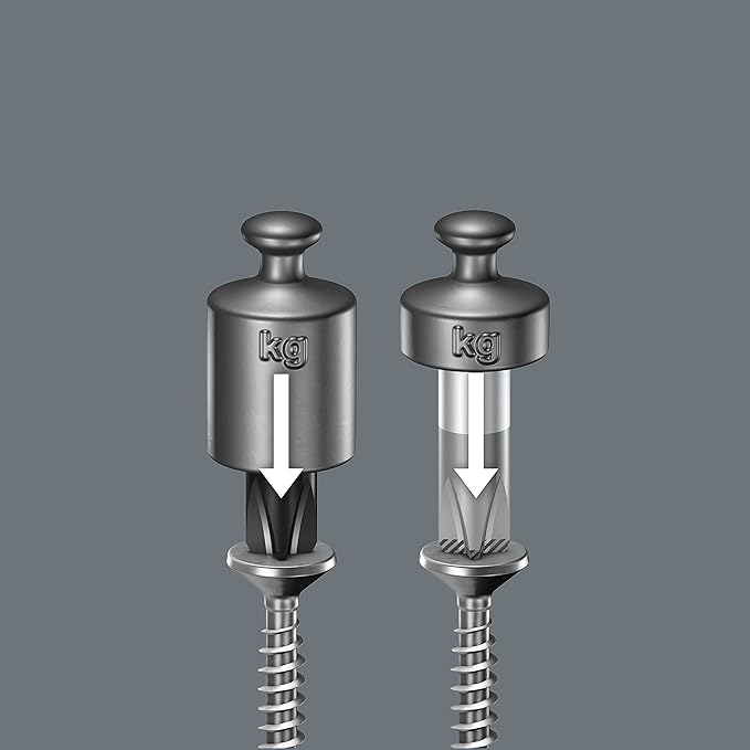 Wera 05008055001 Kraftform Plus 335 Slotted Screwdriver, 5.5mm Head, 6" Blade Length
