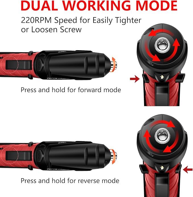 Electric Screwdriver Cordless Rechargeable Small Power Drill Set 3.6V Li-ion 3.5Nm Max Torque Electric Rotatable with LED Light Screwdriver,14Pcs