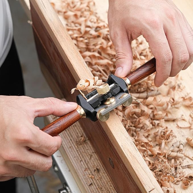 Woodworking Planer Flat Base Adjustable Bird Planer Flat Base Hand Wood Plane for Woodworking Corner Arc Trimming