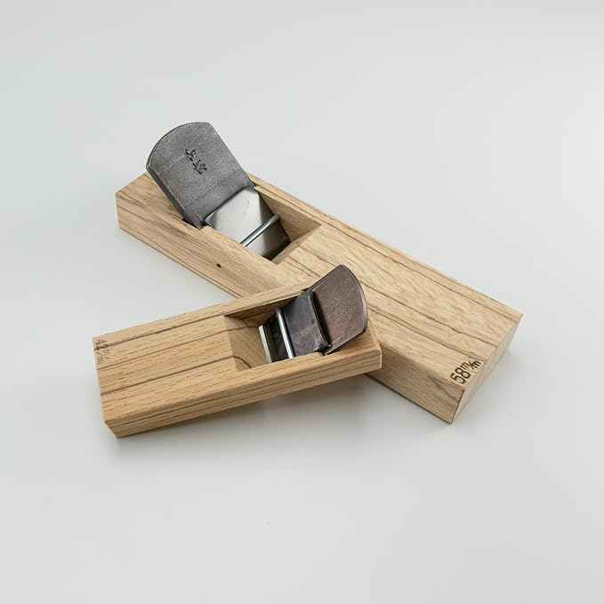Wazakura Japanese Hand Plane (Kanna) Botan Oak for Smoothing, Woodworking Tool, Made in Japan (58mm)