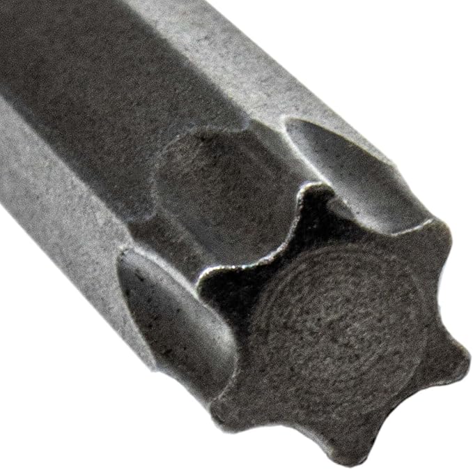 T40 x 3-1/2" Torx/Star Driver Bit - Quick Change Shank Screws and Fasteners 50 Count