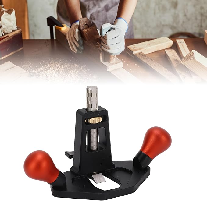 Woodworking Router Plane Hand Planer Router Plane Trimming Hand Planer with Anodic Oxidation Treatment Blade used to trim wood edges