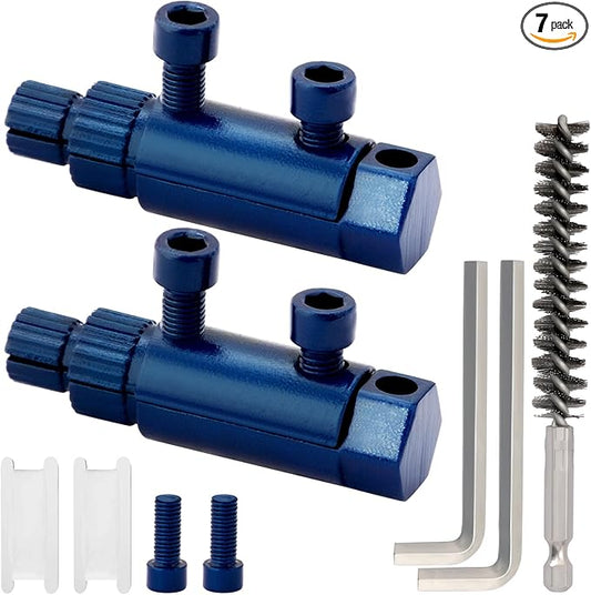 Hakkin Broken Pipe Thread Extractor Tool for 1/2", 3/4", 1" Pipes, Faucet Removal Tool Stripped Pipe Extractor Set with Internal Pipe Wrench, for Rusted/Damaged Bolts & Pipe Threads