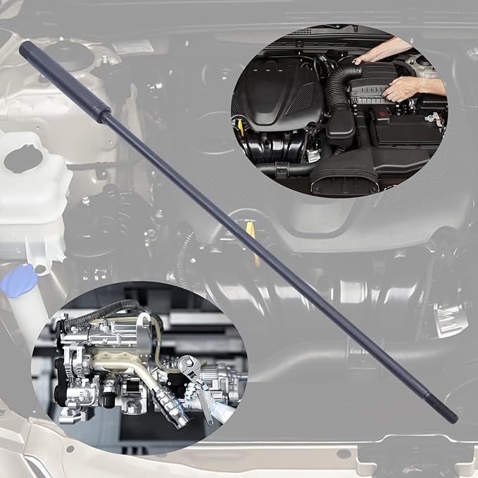 R8 Milling Machine Pull Rod, 7/16 Thread R8 Draw Bar Overall Drawbar For Bridgeport Milling Machine Part