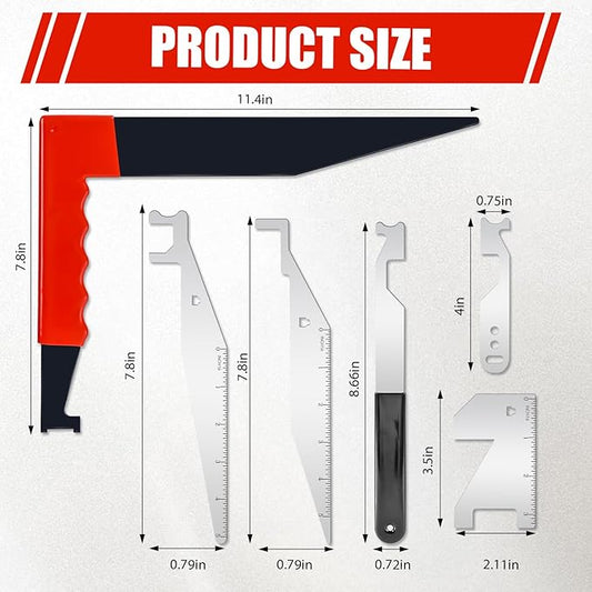 Firefighting Tool Multi-Purpose Kit- Multi-Functional Emergency Tool kit Designed for Firefighters and Emergency Responders, Made from Stainless Steel