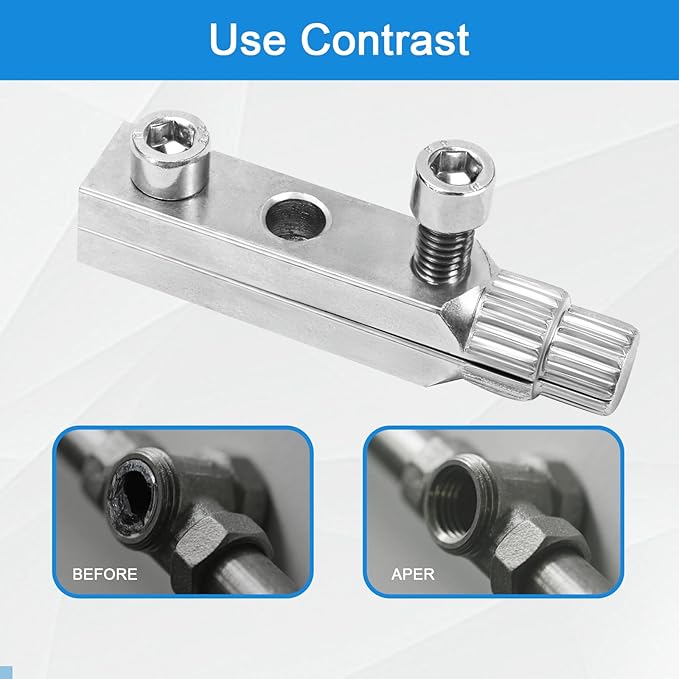 Premium Easy-Out Stripped Screw Extractor Set – High-Quality Carbon Steel Tool Set, Suitable for 1/2" to 1" Damaged Screws, Broken Water Pipes and Bolts, an All-in-One Removal Tool Set