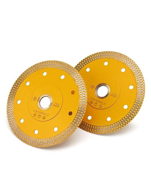 2 Pcs/Lot Super Thin Diamond Saw Blade Porcelain Cutting Blade for Cutting Granite Marbles Tiles (4.5-2pcs)……