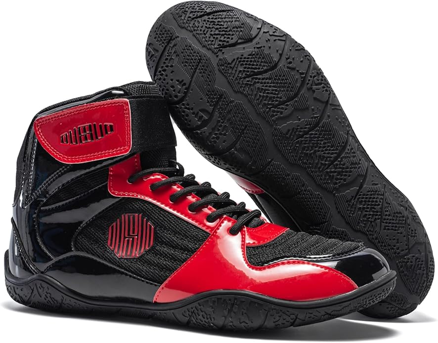 Men's Wrestling Shoes Boxing Shoes Weightlifting Sneaker Boots High Top Sneakers for Fighters