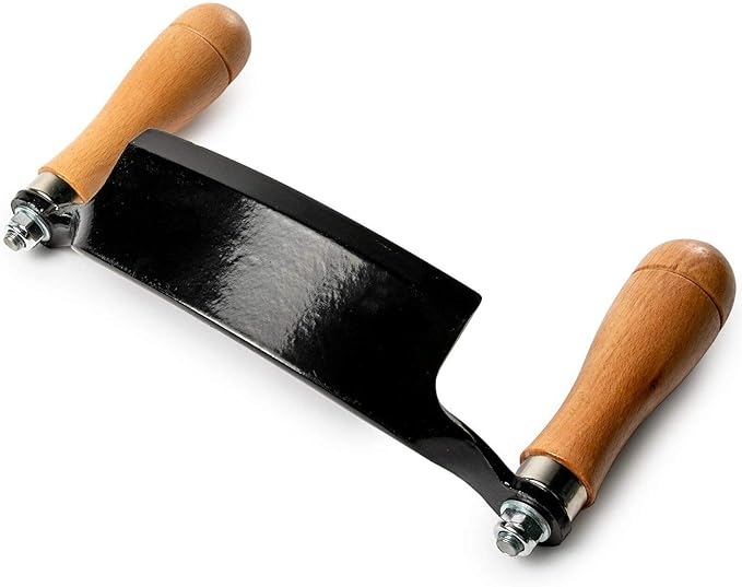 Draw Knife 10" Curved Draw Shave Woodworking Tool (Curved-10 inches)