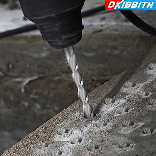 4-Piece 9/16" SDS Plus Drill Bits Rotary Hammer Drill Bit Set, Carbide Tipped for Drilling Concrete Cement Porcelain Tiles Ceramic Pots Stone Brick, Diameter 14mm, 160mm Long, SDS Plus Shank.