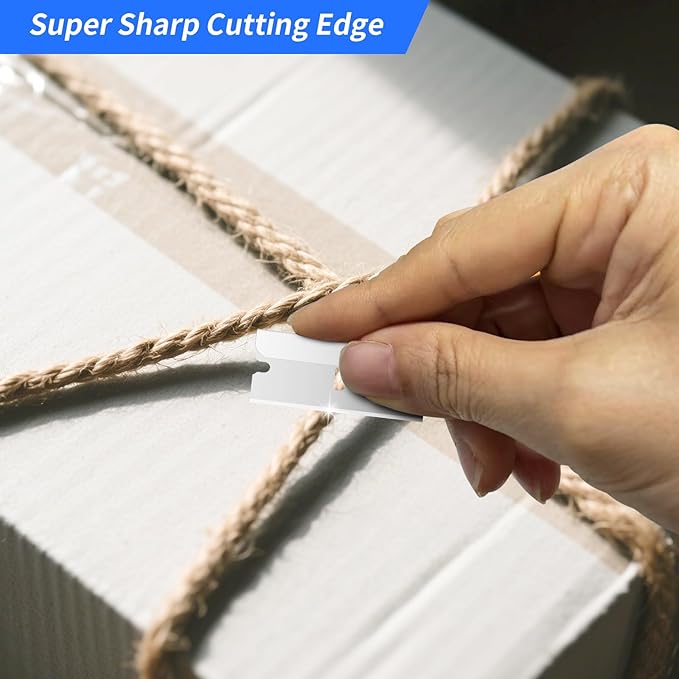 200 Count Single Razor Edge Blades ??Premium SK5 Carbon Steel, Ultra-Sharp & Durable for Professional Shaving, DIY Crafts, and Industrial Use