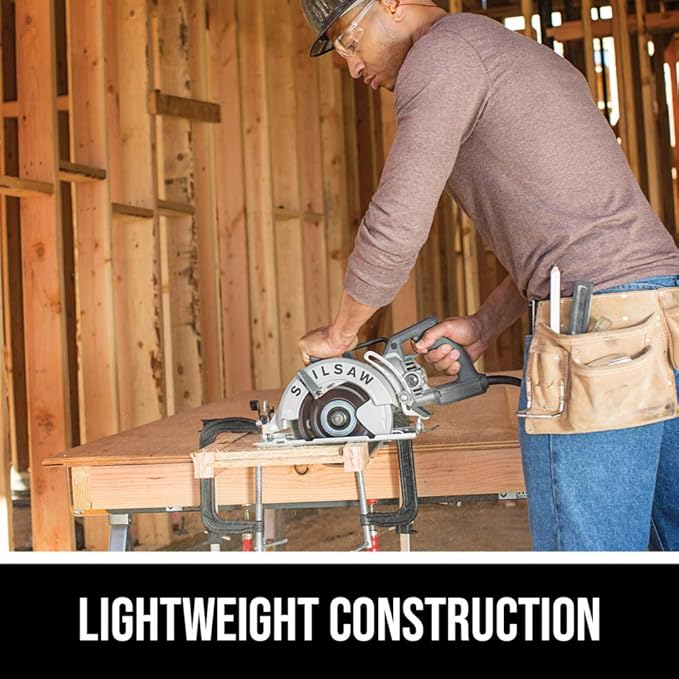 SKILSAW SPT77W-01 15-Amp 7-1/4-Inch Aluminum Worm Drive Circular Saw