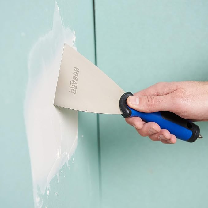 HOGARD 4" Putty Knife | The Best Joint Knife for your Drywall Tools | Made of Stainless Steel | Perfect Spackle Knife or Pocket Metal Paint Scraper.
