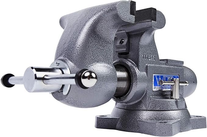 Wilton Tradesman Bench Vise, 6-1/2" Jaw Width, 6" Max Jaw Opening, 4" Throat (Model 1765)
