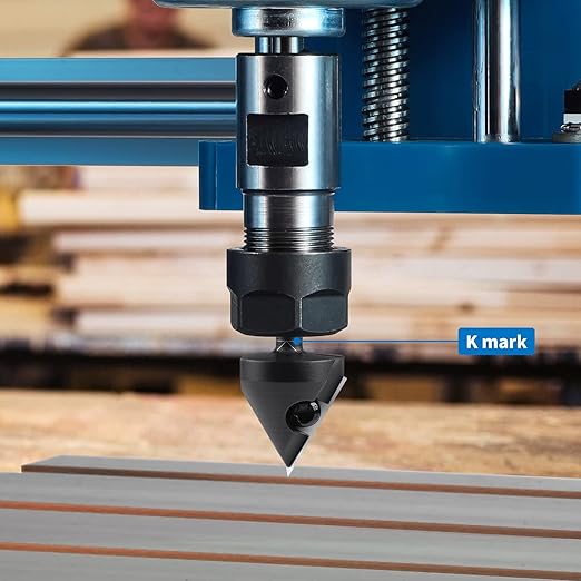 60 Degree V Groove Router Bit 1/4 Inch Shank, Carbide Insert Wood CNC Router Bits for Woodworking Engraving Carving