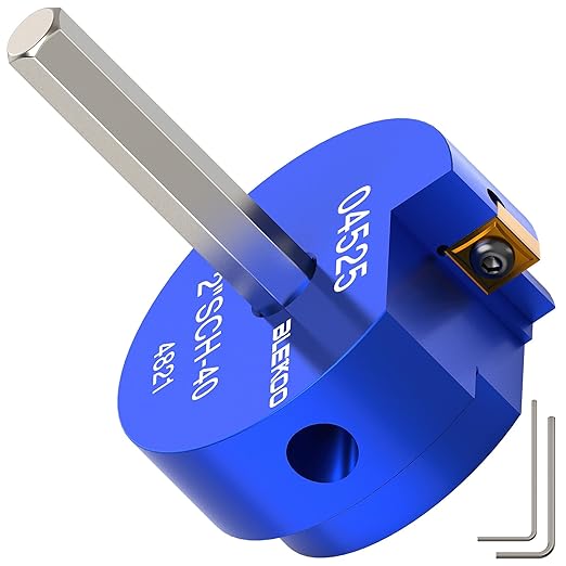 PVC Pipe Reamer 2 Inch, PVC Socket Saver, Fit Into Standard 1/2" Drills