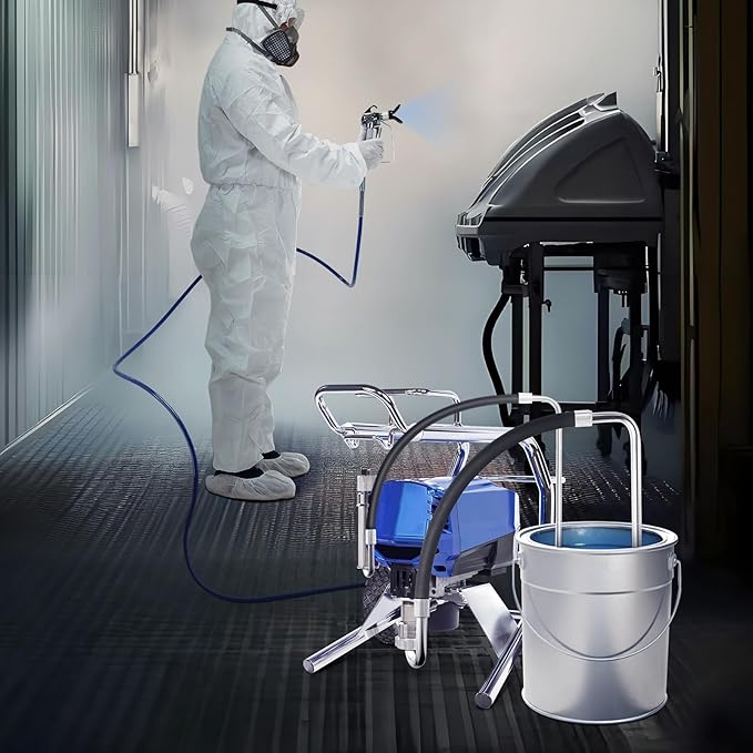 VEVOR Suction Hose Tube and Reflux Line Sets, Aluminum Alloy an Rubber Suction Hose and Reflux Line Set, Paint Sprayers Tool Part, Compatible with Multiple Airless Spraying/Line Painting Machine
