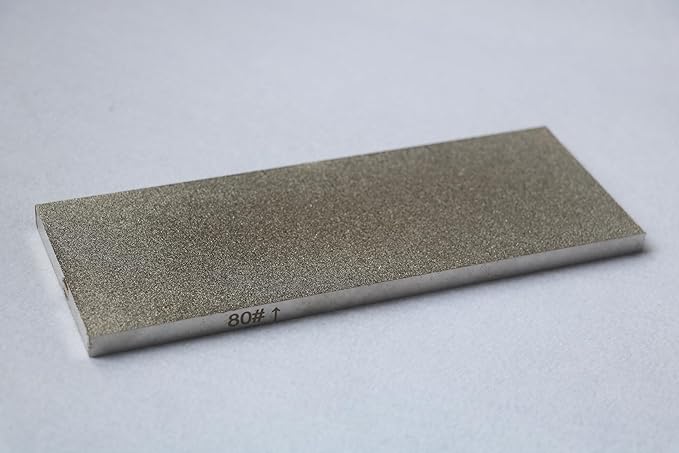 CBN Sharpening Stone 8 inch Double-sided Whetstone Knife Sharpener 8??x 3?? for Sharpening High Speed Steel,Special Steel,for Both Household and Professional Use (80/180 Grit)