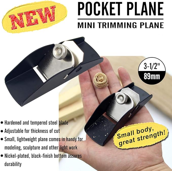 Block Planes for Woodworking Hand Plane Mini Wood Trimming Plane Hand Planer Carpenter Tools Cutting Edge Sharpening Woodcraft Die Cuts For Woodworking/Trimming/Wood Planing