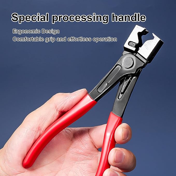 4-Piece Professional Automotive Electrical Disconnect Pliers Set - High-Carbon Steel Connector Separator Kit with Angled Pliers & Removal Tools in Storage Box