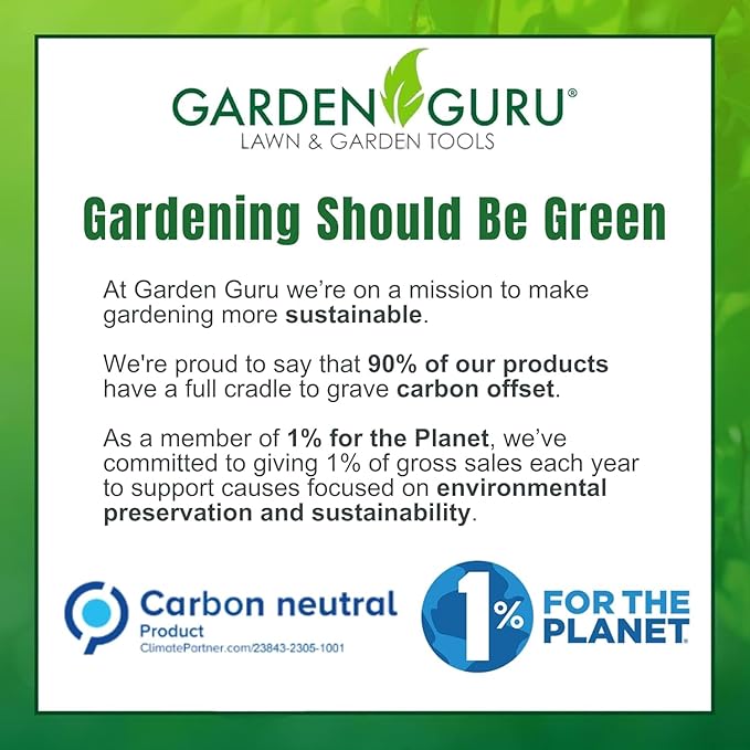 Garden Guru Classic Bypass Pruning Shears Clippers ??Heavy Duty Forged Steel Garden Pruners ??Safety Lock ??Non Slip Comfort Grips ??Cuts up to 1??Diameter ??Professional Bypass Pruners for Gardening