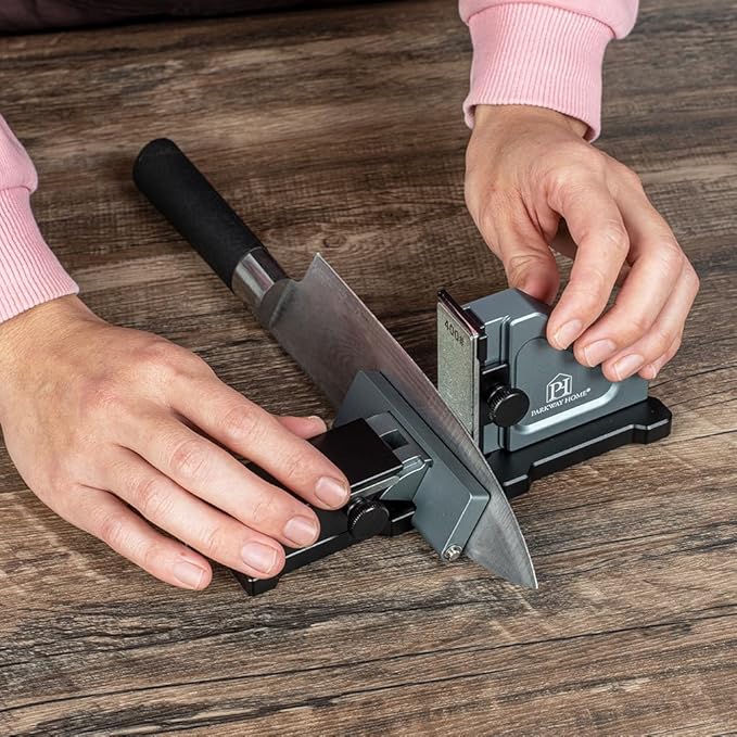 Replacement Whetstone Plates Set ??Includes 3 Plates: #400, #800, and #1000 Grit for Precision Sharpening & Honing - Compatible Only with Parkway Home Adjustable Rolling Knife Sharpener