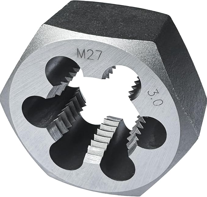 Yamesh M27 x 3 Hex Die Rethreading Die Thread Die Carton Steel For Right Hand