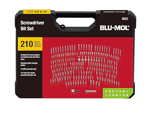 Disston 0521 Screwdriver Bit Set 210pc