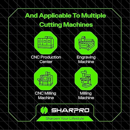 1/16 Router Bit 1/4 Shank, 1/16 CNC Router Bits 1/4 Shank, 1/16 Upcut CNC Bit, Up Cut Spiral Router Bits 1/4 , Solid Carbide Router Bits 1/4, Ideal for Wood Inlay, Plunge Plastic 3PCS