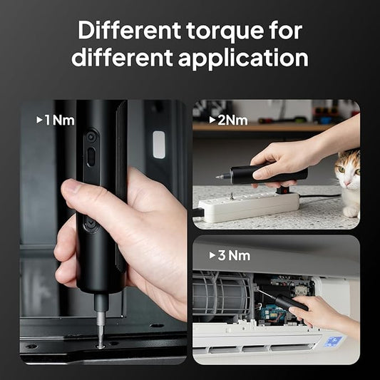 ELEGOO 35-in-1 Electric Screwdriver Set with LED and 33 Magnetic Bits, Type-C Rechargeable 1500mAh Battery, Precision Power Tool Kit for 3D Printer Maintenance, Small Electronics Repairs, Engineers