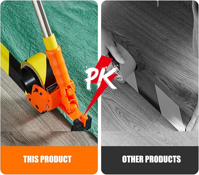 Handheld Poles Use Masking Tape Applicator Device For Efficient Painting And Surfaces Coverage Professional & DIYer Use