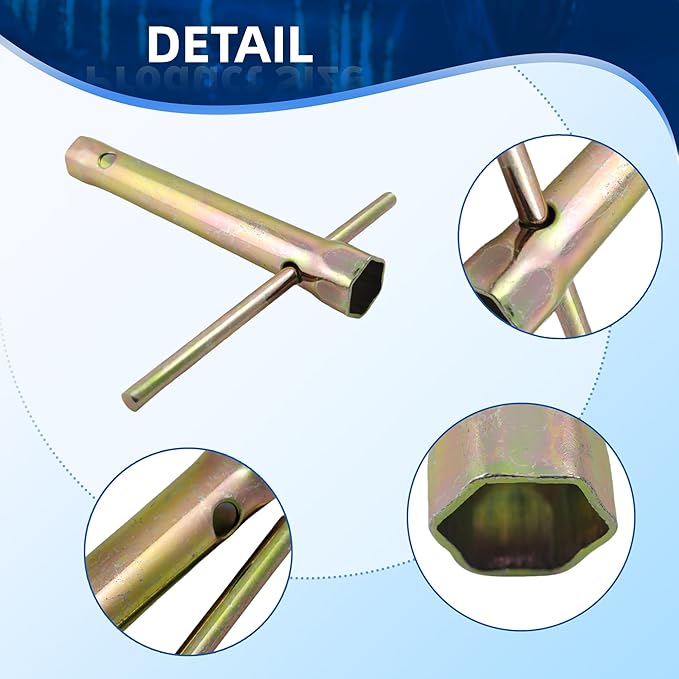 16-18mm Spark Plug Socket,5/8 Spark Plug Socket Motorcycle Ignition Spark Plug Spanner Wrench Socket Tool 16-18mm(5/8-45/64 inch) Double Ended