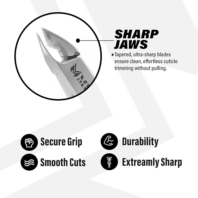 MUSI Nail Cutter & Cuticle Cutter with Multi-Purpose Scissors for Nails, Cuticle, Eyebrow, Eyelash & Dry Skin,Trimmer & Nippers, Hangnail Remover, Premium Stainless Steel Grooming kit
