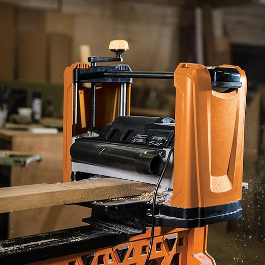 Triton TPT125 Benchtop Thickness Planer - 12-1/2" Wood Planer with 17,500 Cuts Per Minute, Adjustable Depth for Woodworking Projects, Efficient Dust Extraction System