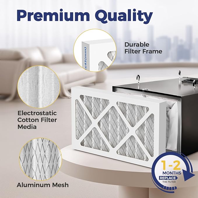3 Pack 5-Micron Outer Air Filters Replacement Compatible with WEN 3410, POWERTEC AF4000/AF4001, Shop Fox W1830, Grizzly G0738 Air Filtration System for Workshop, Garage, Shop, Part 90243-027-2