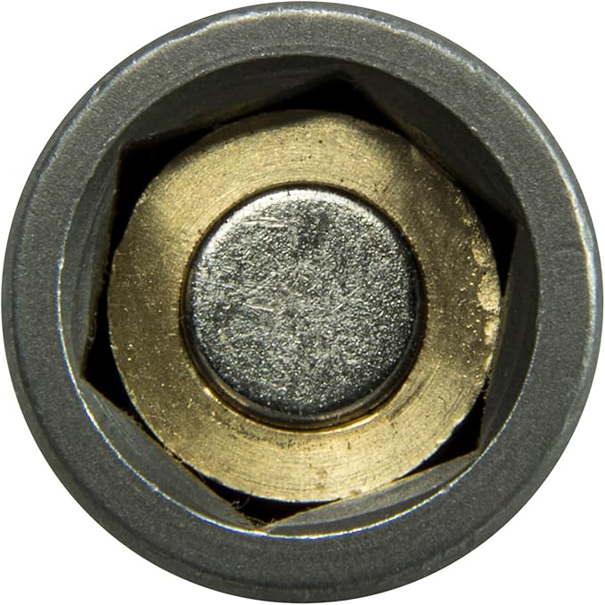 3/8-Inch Magnetic Hex Head Driver Bit w/Quick Change Shank - Used for Installing Screws, Nuts, Bolts, etc. - (5 PACK)