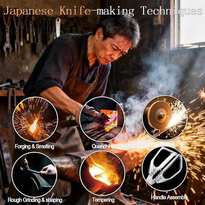 Japanese Kitchen Shears - Professional Heavy Duty Poultry Scissors, Premium Stainless Steel Blade, Sharp Silver Meat Scissors Cuts For Chicken Bones, Meat, Turkey, Fish, Dishwasher Safe