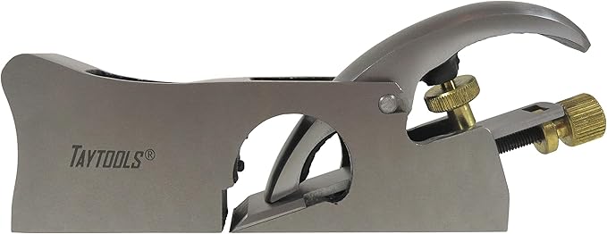 Taytools 469225 3-in-1 Shoulder Plane, Bullnose and Chisel Plane, Ductile Cast Iron, Precision Machined, 1 Inch Wide Blade