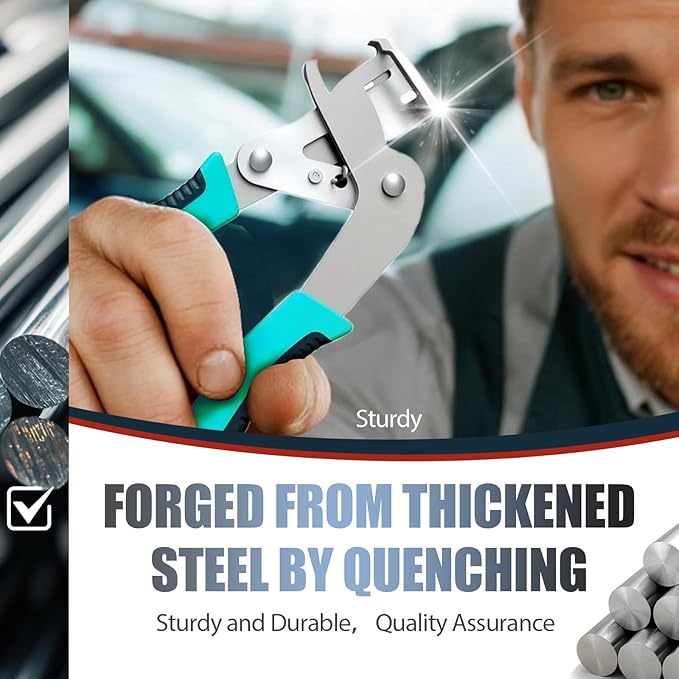 Car Clip Pliers and Disassembly Tools,Multi-Functional Panel Clip Removal Pliers for Car Interior Disassembly,Easily Remove Various Fasteners, Buckles, Plastic Clips, Rivets (2PC)