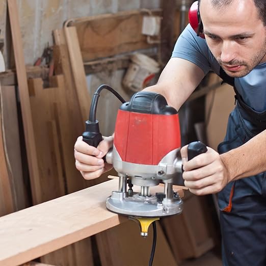 3/4-Inch Radius Round Over Edge Forming Router Bit 1/2-Inch Shank Roundover Router Bit 3/4" Radius Round Over Router Bits, Router Bits Round Over for Edging Forming Rounding