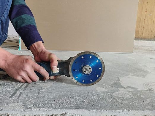 GoYonder 5 Inch Tile Blade, Super Thin Diamond Saw Blade for Cutting Porcelain Tiles, Granite Marble Ceramics (5"-Blue)