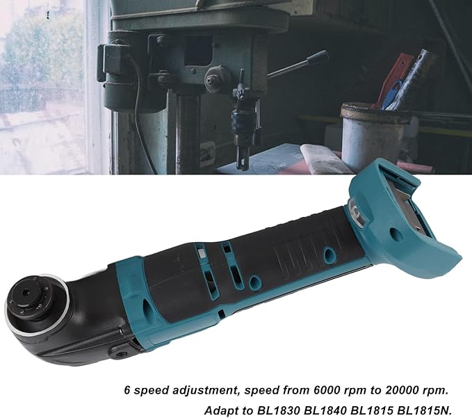 Cordless Oscillating Tool Kit, 6000??0000RPM Adjustable Swing Angle Oscillating Multitool Kit with 6 Variable Speed for BL1830 BL1840 BL1815 BL1815N