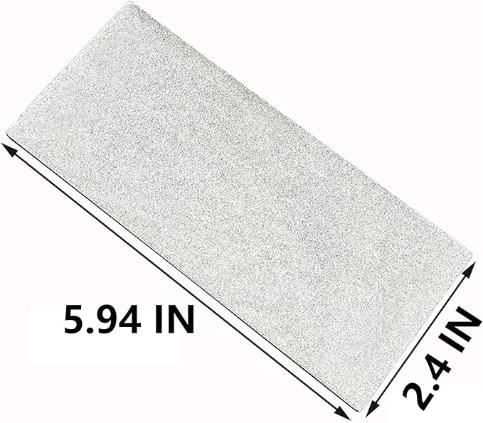 6 Pieces Diamond Sharpening Stone, Diamond Knife Sharpener Plate, Honing Whetstone for Kitchen, Sharpening Dull, Blunt or Tired Edges for Knives and Chisels