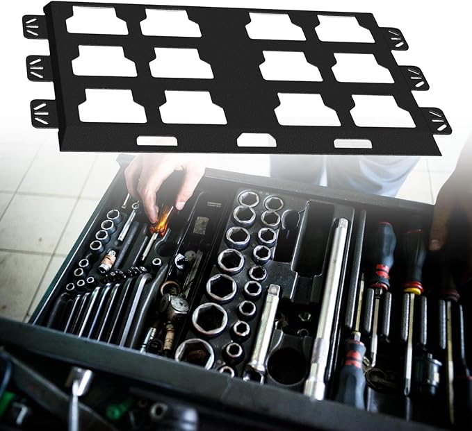 Mounting Plate Compatible With Packouts, 100 Lbs, Metal Base Plate For Tool Storage And Organization