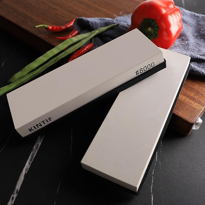 Whetstone Knife Sharpening Stone #8000 Extra Fine Grit Cuts fast Splash and go No need to soak,Polishing Stone Ultra Fine Whetstone