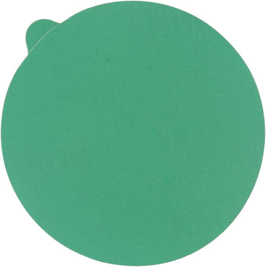 Dura-Gold Premium 5" Green Film PSA Sanding Discs - 500 Grit (Box of 50) - Film Back Self Adhesive Stickyback Sandpaper Discs for DA Sanders, Fast Cut Abrasive - Sand Automotive Paint Woodworking Wood